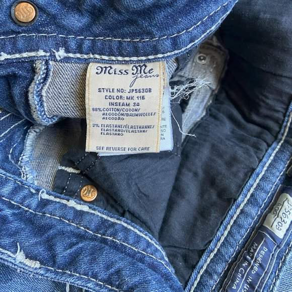 Miss Me Bootcut Jeans – Size 28 – Standout Style! - Picture 10 of 11